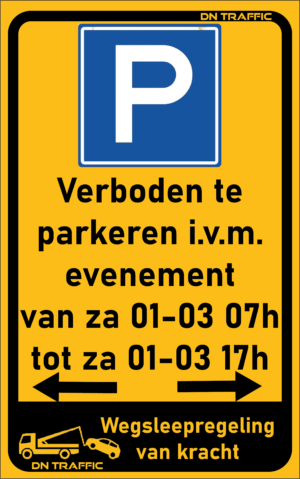 Parkeerverbod + wegsleepregeling